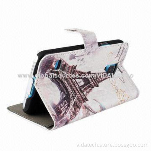 Leather Case with Card Slot and Holder for Samsung Galaxy Note3